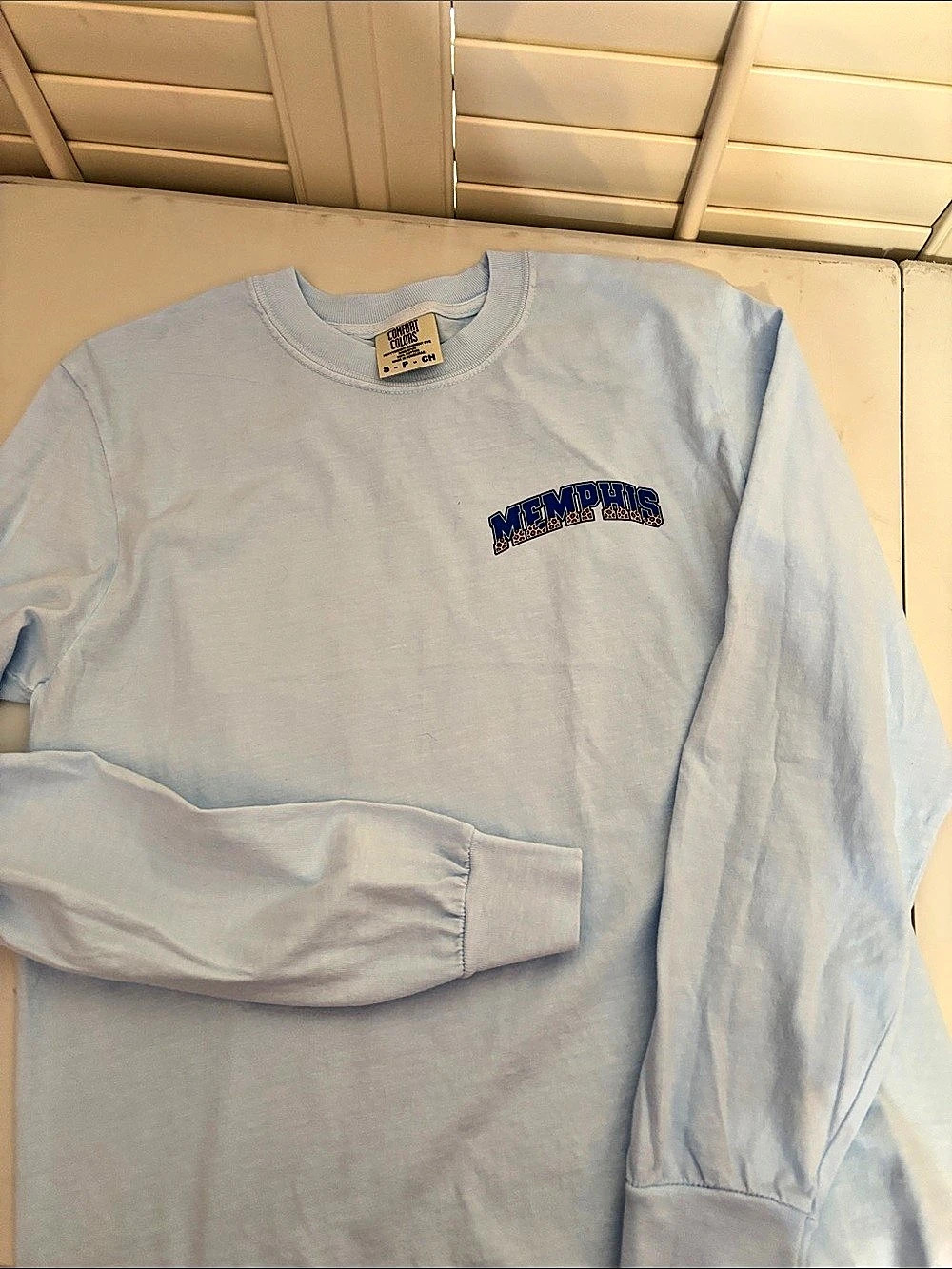 Comfort Colors Memphis Graphic Long Sleeve Small